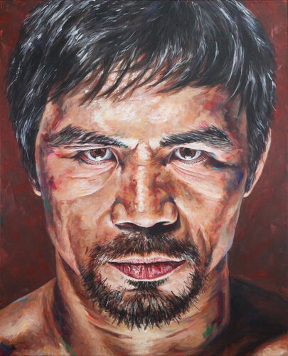 MANNY PACQUIAO von Alfonso Silván, Malerei kaufen auf Singulart
