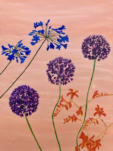 Spring and Summer Flowers de Ruth Breen, Pintura a la venta en Singulart