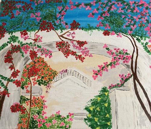 Greek Dream de Ruth Breen, Pintura a la venta en Singulart