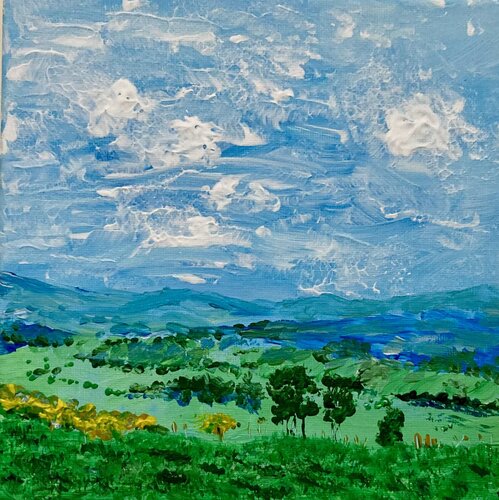 Staffordshire Moorlands van Ruth Breen, Schilderij te koop op Singulart
