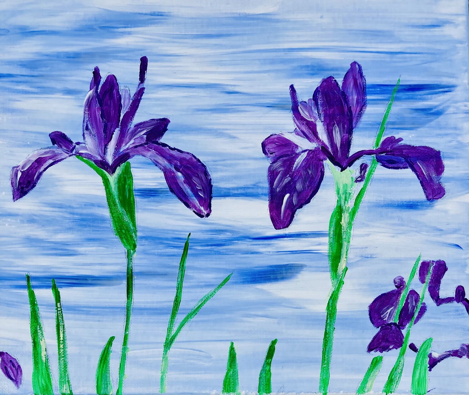 Purple Iris Ruth Breen