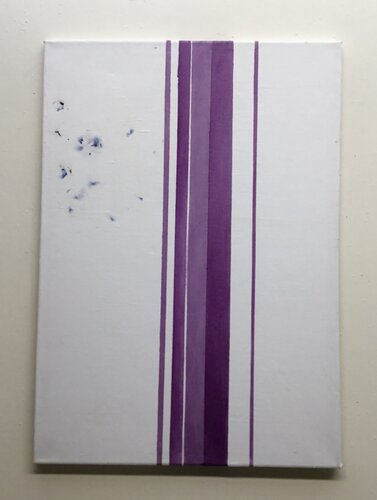 BANDES DE POUPRE ET TACHES VOLATILES. nr 677/23 von Inge Boesken Kanold, Andere Medien kaufen auf Singulart