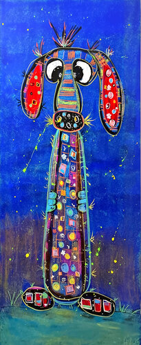 Street Dog No. 1 van ANKE NEUFING, Schilderij te koop op Singulart
