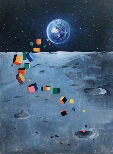 Terza dimensione par Laura Marra, Peinture en vente sur Singulart