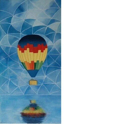 Viaggio in mongolfiera von Laura Marra, Malerei kaufen auf Singulart