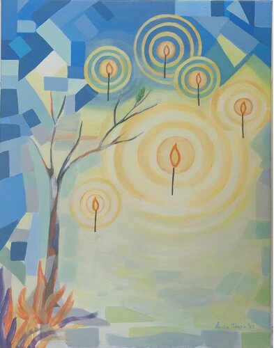 Luci nel buio by Laura Marra, Painting for Sale on Singulart