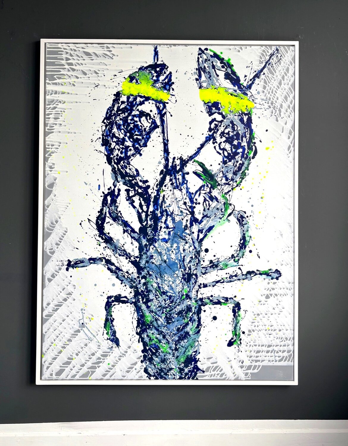 Mr Bahama - Serie MR & MRS LOBSTER Sabine Neupel Originalgemälde zu verkaufen