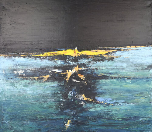 bagliori in laguna di Silvio Zago, Pittura in vendita su Singulart