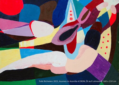 Journey to Acardia #ERON by Falk Richwien, Painting for Sale on Singulart