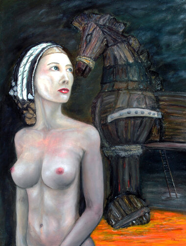 TATORT_Helena #SA-I de Falk Richwien, Pintura a la venta en Singulart
