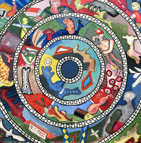 Spielplatz-Ohne Nr. van Erdogan Bulut, Schilderij te koop op Singulart