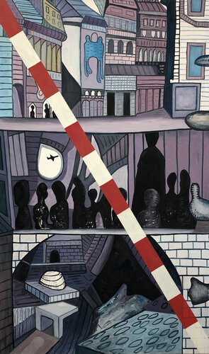 Spielplatz Nr. 69 di Erdogan Bulut, Pittura in vendita su Singulart