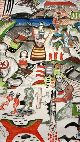 Spielplatz-Nr.42/1 by Erdogan Bulut, 회화 for Sale on Singulart