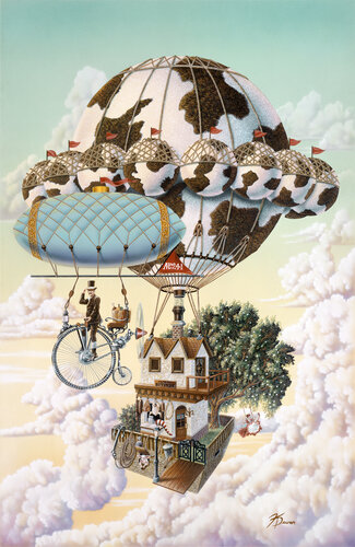 The Butcher's Daughter van Ken Dewar, Schilderij te koop op Singulart