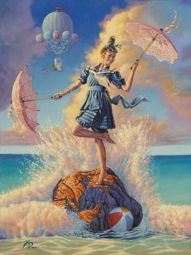 Balancing Act von Ken Dewar, Malerei kaufen auf Singulart