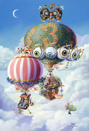 THE EYE DOCTOR von Ken Dewar, Malerei kaufen auf Singulart