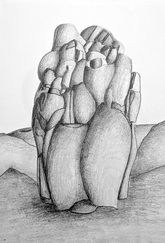 Presences von Massimo Castronuovo, Zeichnungen kaufen auf Singulart