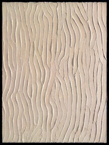 Sand Ripples 2 Heavily Textured on Canvas Framed 94.5cm x 125cm de DEBORAH LANG, Pintura a la venta en Singulart