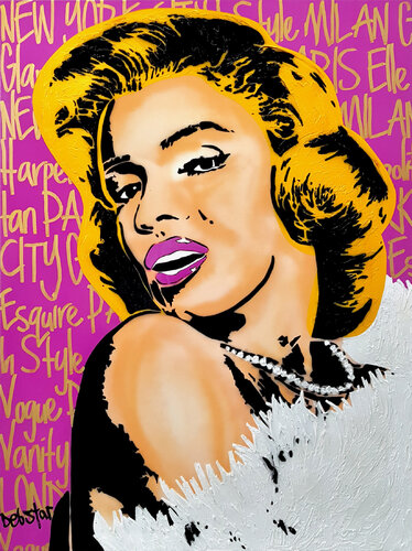 Marilyn Monroe Style Icon 91cm x 122cm von DEBORAH LANG, Malerei kaufen auf Singulart