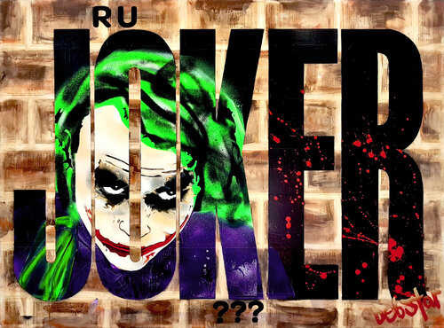 Joker Graffiti - R U OK? 122cm x 91cm DEBORAH LANG