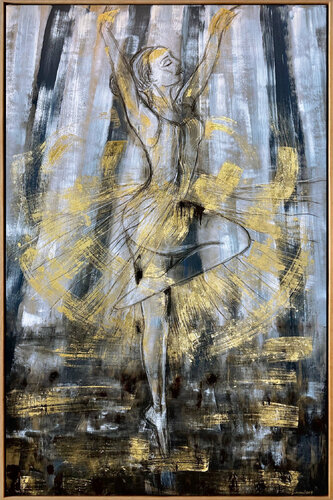 Fracture by Lumière 123cm x 183cm van DEBORAH LANG, Schilderij te koop op Singulart