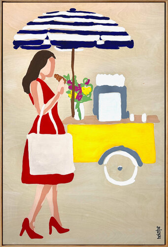 Snapshots of Summer Market by DEBORAH LANG, 회화 for Sale on Singulart