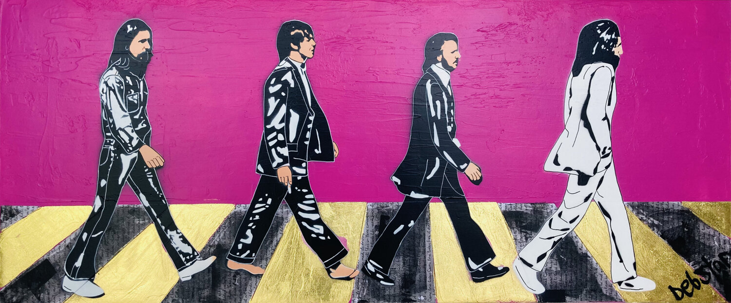 The Beatles Abbey Road 122cm x 51cm DEBORAH LANG
