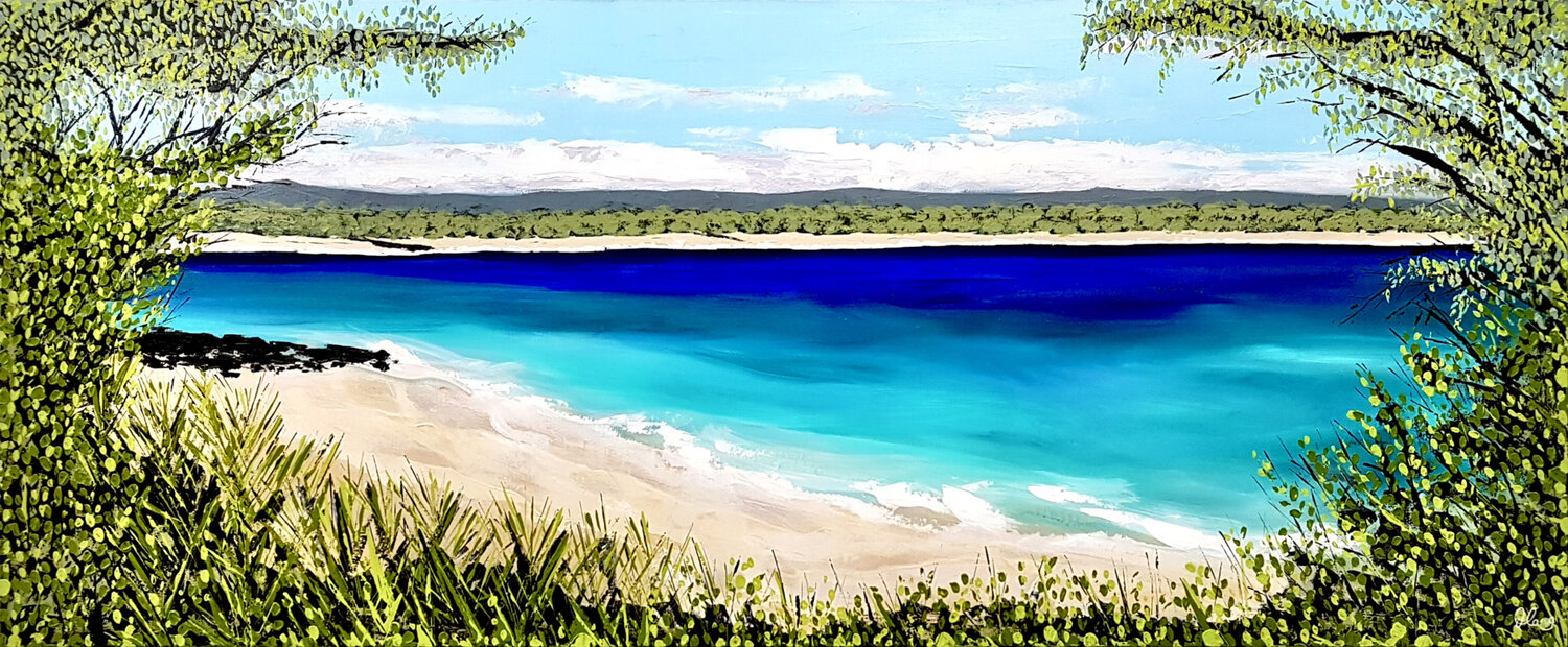 Through the Trees 152cm x 61cm DEBORAH LANG