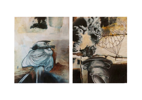 Skydrop 1 de Klitsa Antoniou, Pintura a la venta en Singulart