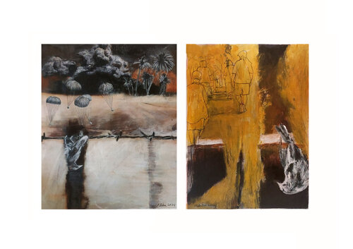 Skydrop 2 par Klitsa Antoniou, Œuvre sur papier en vente sur Singulart
