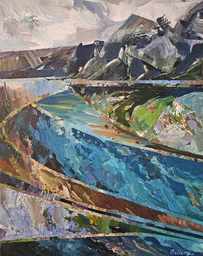 Norwegian Crystall Resonance di Tatiana Hellum, Pittura in vendita su Singulart