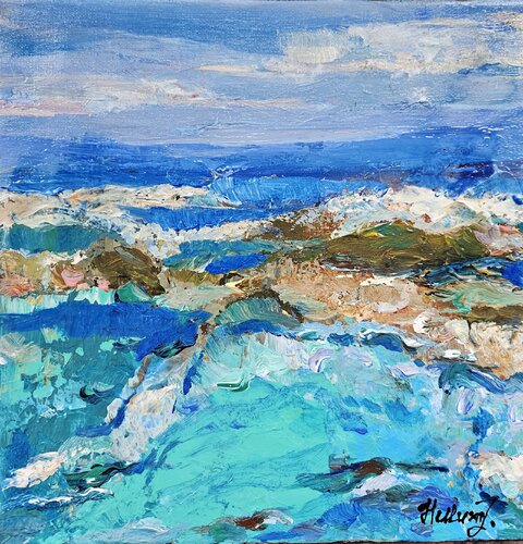 Tides of Light di Tatiana Hellum, Pittura in vendita su Singulart