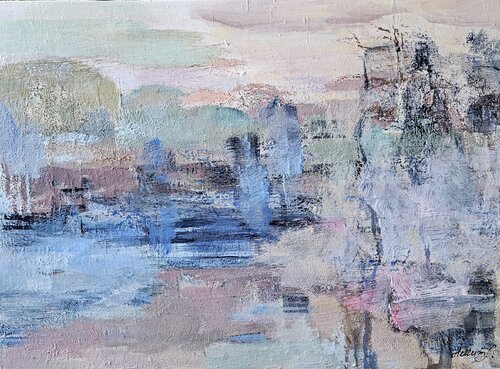 The Space of Pause di Tatiana Hellum, Pittura in vendita su Singulart