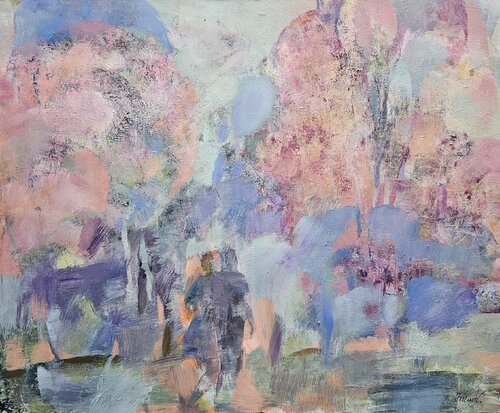 After All the Roads di Tatiana Hellum, Pittura in vendita su Singulart