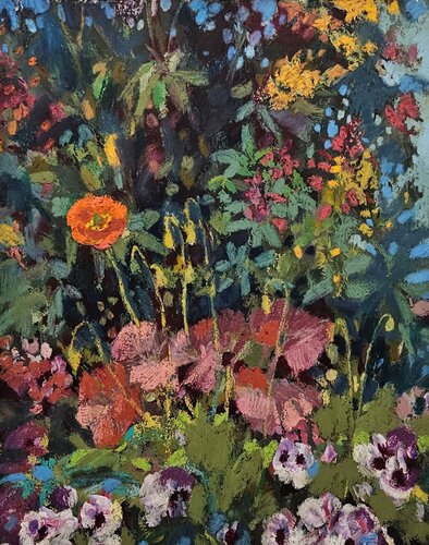 Hidden Poppy by Tatiana Hellum, Painting for Sale on Singulart