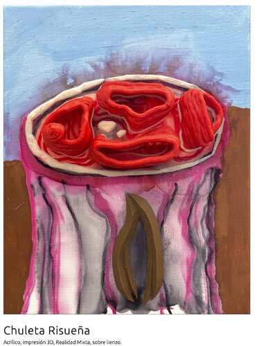 Chuleta Risueña von Pacorrosa Cuevas, Malerei kaufen auf Singulart