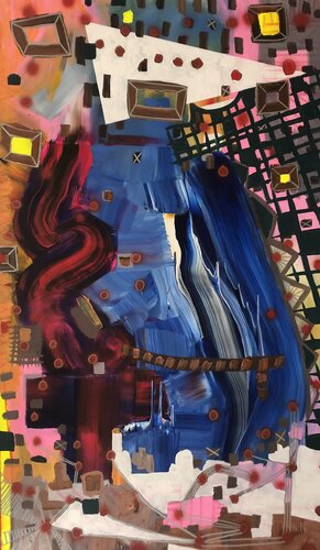 "Where is the Tridimensional Reality" von Pacorrosa Cuevas, Malerei kaufen auf Singulart