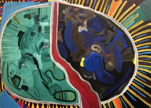 Seed Venus Ville -Venus de la Semilla Vil van Pacorrosa Cuevas, Schilderij te koop op Singulart