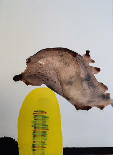 Leonardo Where Are Your Beards - Vermont 19 di Pacorrosa Cuevas, Pittura in vendita su Singulart