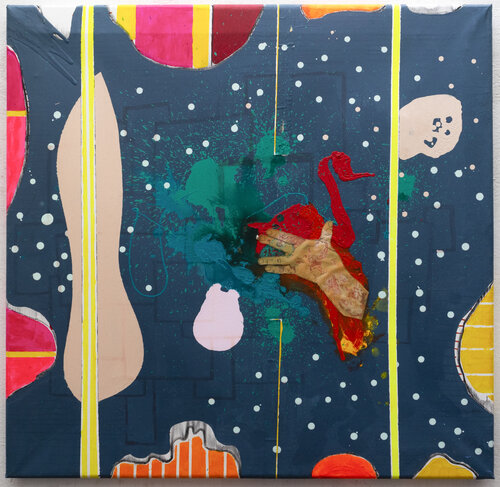 Cosmología de la Uña Partida - Cosmology of the Broken Nail von Pacorrosa Cuevas, Malerei kaufen auf Singulart