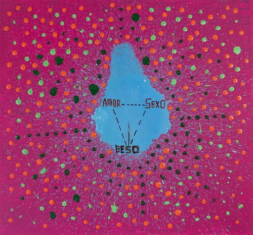Eneagrama de la Musa van Pacorrosa Cuevas, Schilderij te koop op Singulart
