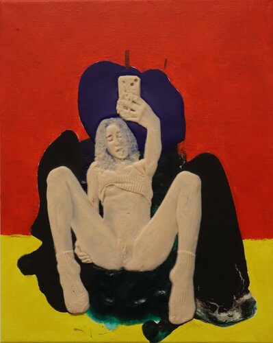 Teen Selfie DELTA25 van Pacorrosa Cuevas, Schilderij te koop op Singulart