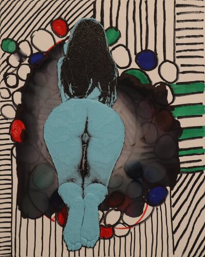 Teen Selfie XI25 di Pacorrosa Cuevas, Pittura in vendita su Singulart