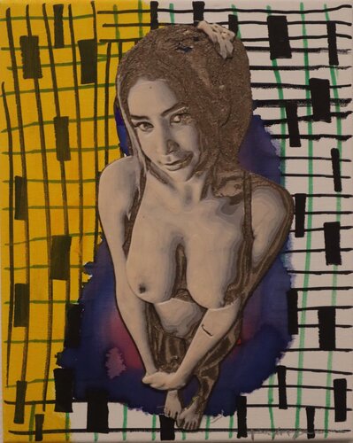 Teen Selfie KASYGN25 par Pacorrosa Cuevas, Peinture en vente sur Singulart