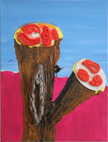 TronChulaS Dos van Pacorrosa Cuevas, Schilderij te koop op Singulart