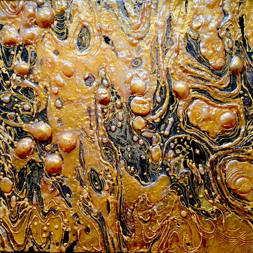 Oro fluido par Stefania Pinsone, Peinture en vente sur Singulart