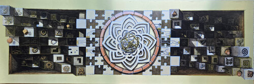 Hidden connections di Stefania Pinsone, Pittura in vendita su Singulart