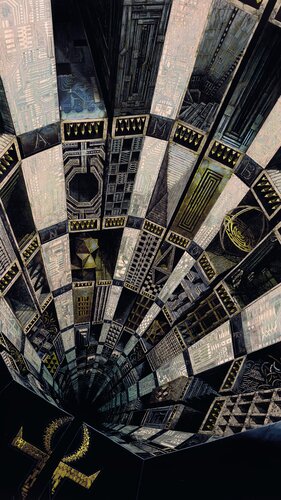 Ambient of connectivity par Stefania Pinsone, Peinture en vente sur Singulart