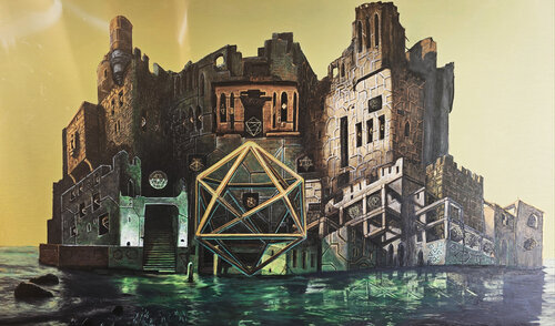 Toteninsel par Stefania Pinsone, Peinture en vente sur Singulart