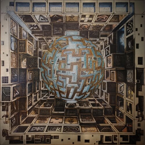 The dream machine van Stefania Pinsone, Schilderij te koop op Singulart